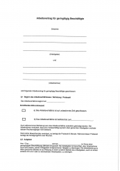 Arbeitsvertrag für geringfügig Beschäftigte Brandenburg PDF