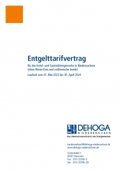 Entgelttarifvertrag Hotel-& Gaststättengewerbe Niedersachsen PDF