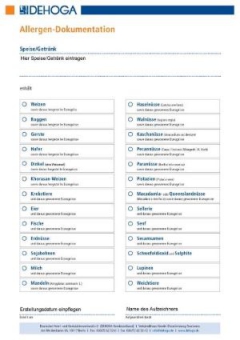 Allergen-Dokumentation PDF